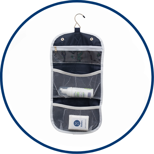 Stoma comfort pack with products